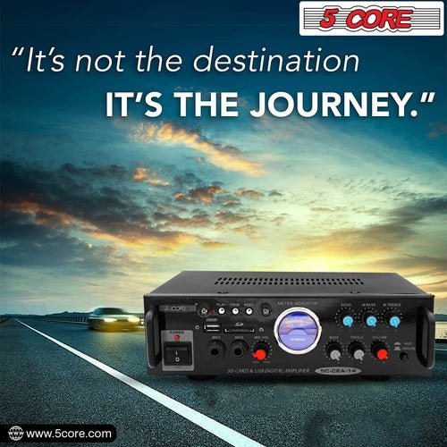 5Core Dual Channel Amplifier Car Audio System 300W Audio Reciver Car - DriveNova