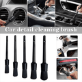5PC Car Detailing Brush Kit Boar Hair Vehicle Auto Interior For Wheel - DriveNova