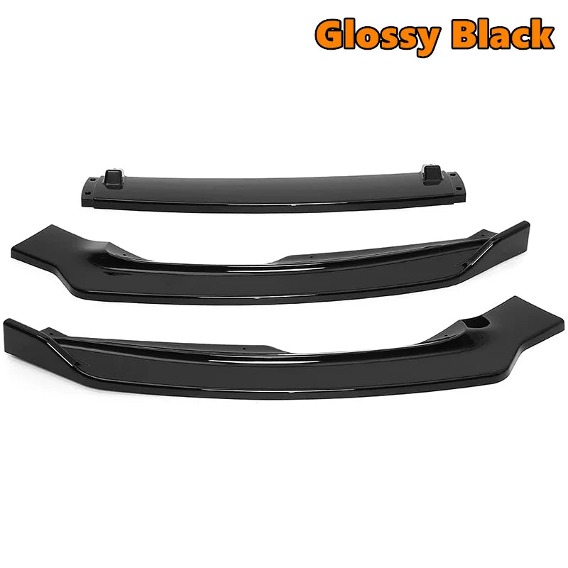 3Pcs Car Front Bumper Splitter Lip Body Kit Spoiler Diffuser Protector Guard for Ford for Fusion for Mondeo 2017 2018 - DriveNova