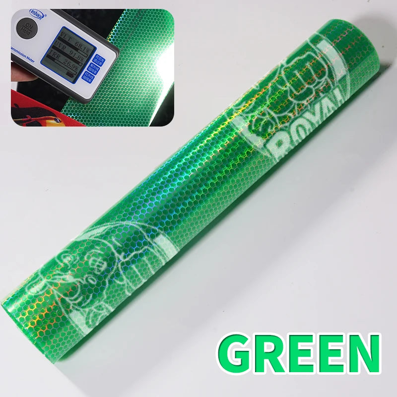 Car Motorcycle Vinyl Wrap Foil Laser Honeycomb Headlights Taillight Tint Film Modify Color Changing Stickers Car Styling - DriveNova