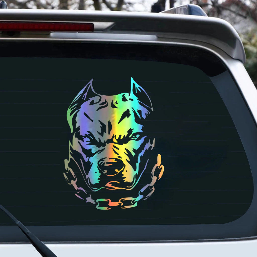 Motorcycle Sticker Bulldog Reflective Car Styling Moto Auto Decal Funny JDM Vinyl Car Accessories 14.4X19Cm - DriveNova