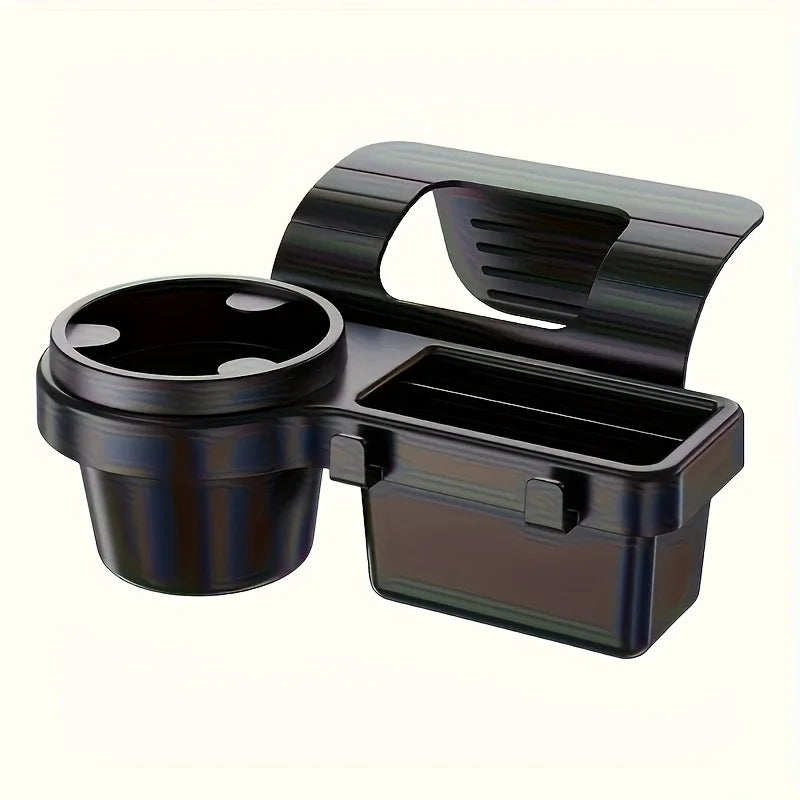 Multi-Functional Car Storage Organizer with Key Holder and Cup Holders