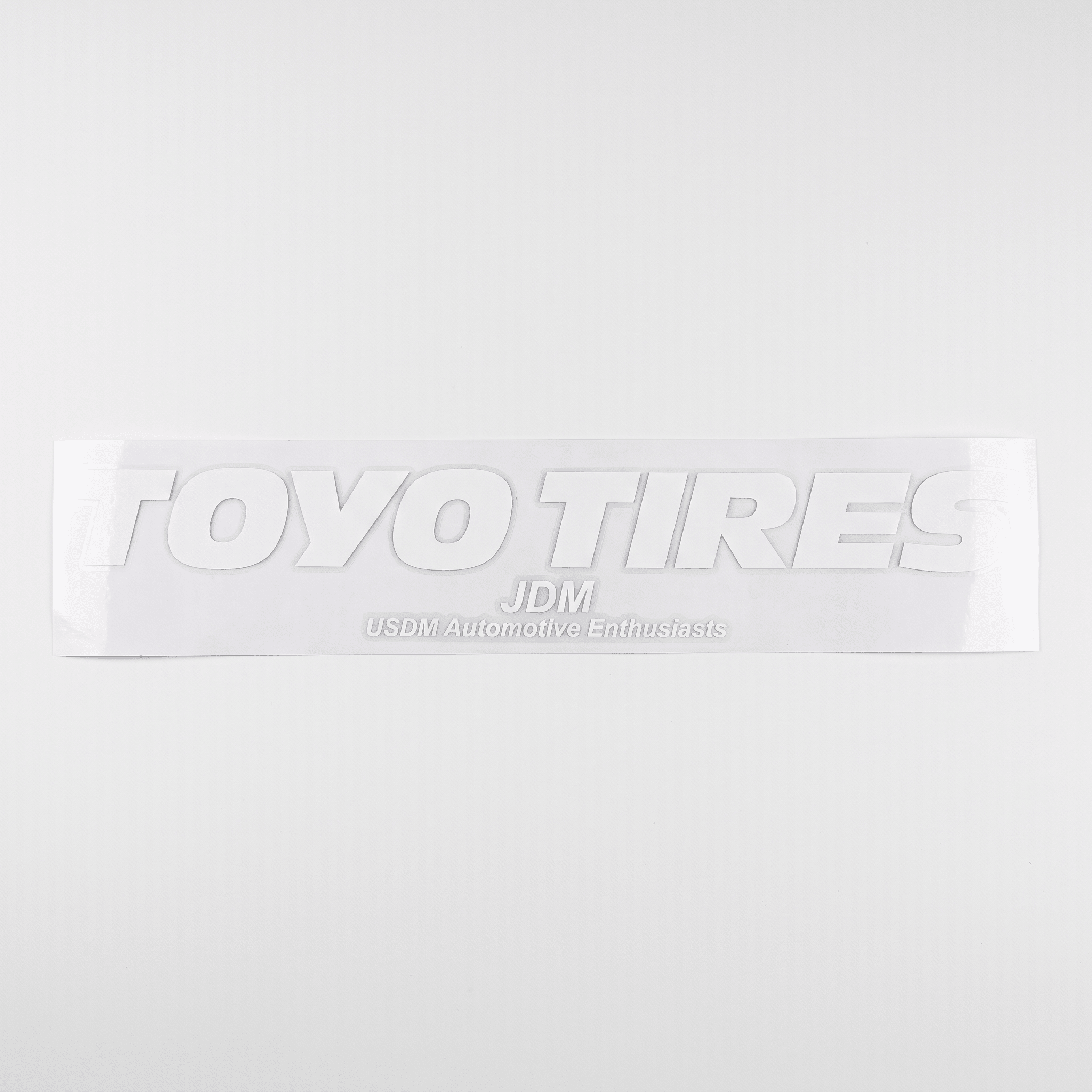 75 cm TOYO TIRES Windshield Decal Sticker for JDM and USDM Automotive Enthusiasts - DriveNova