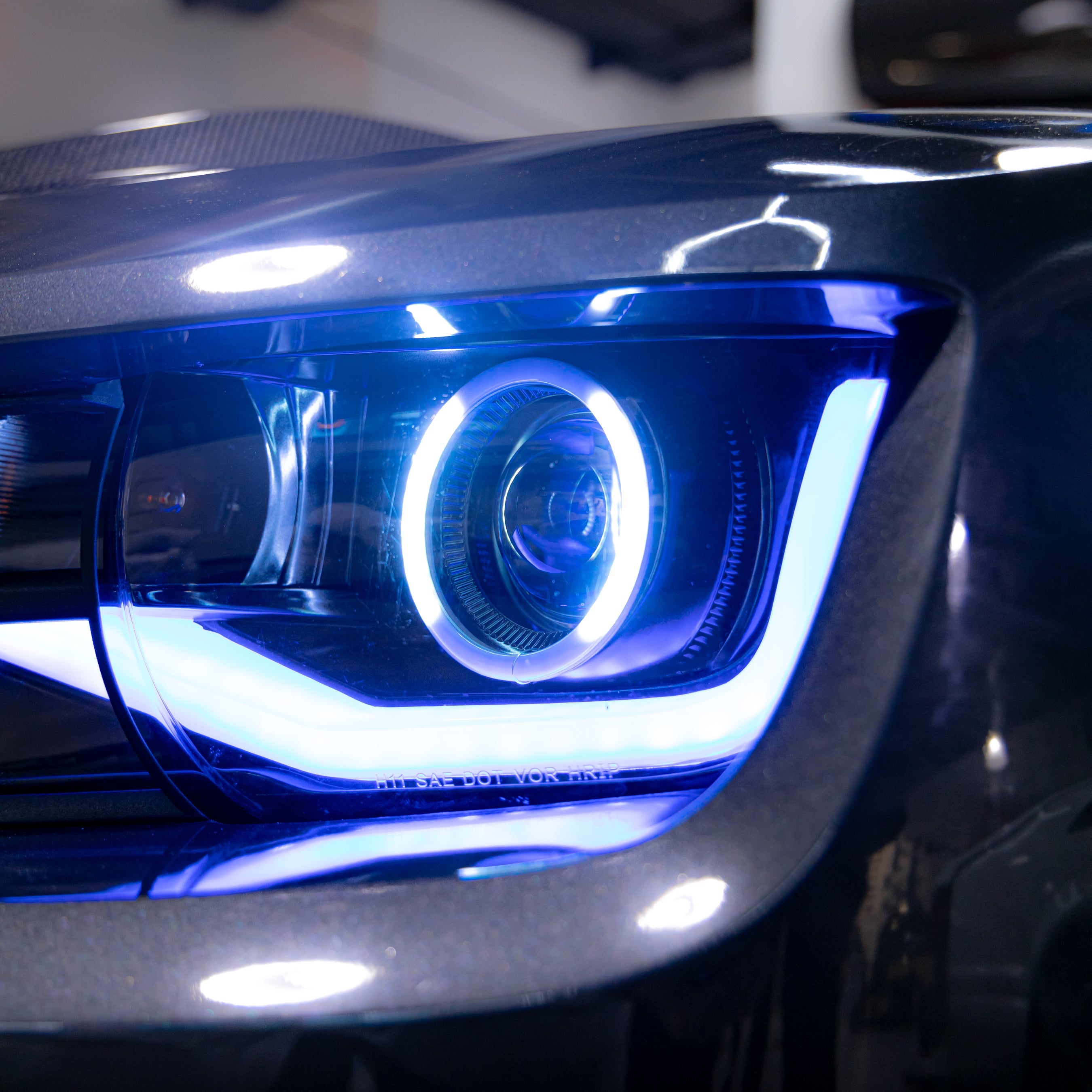 2010-2013 Chevy Camaro RGB Color-Changing 6Th Gen Style Headlights – OEM Bumper Fitment - DriveNova