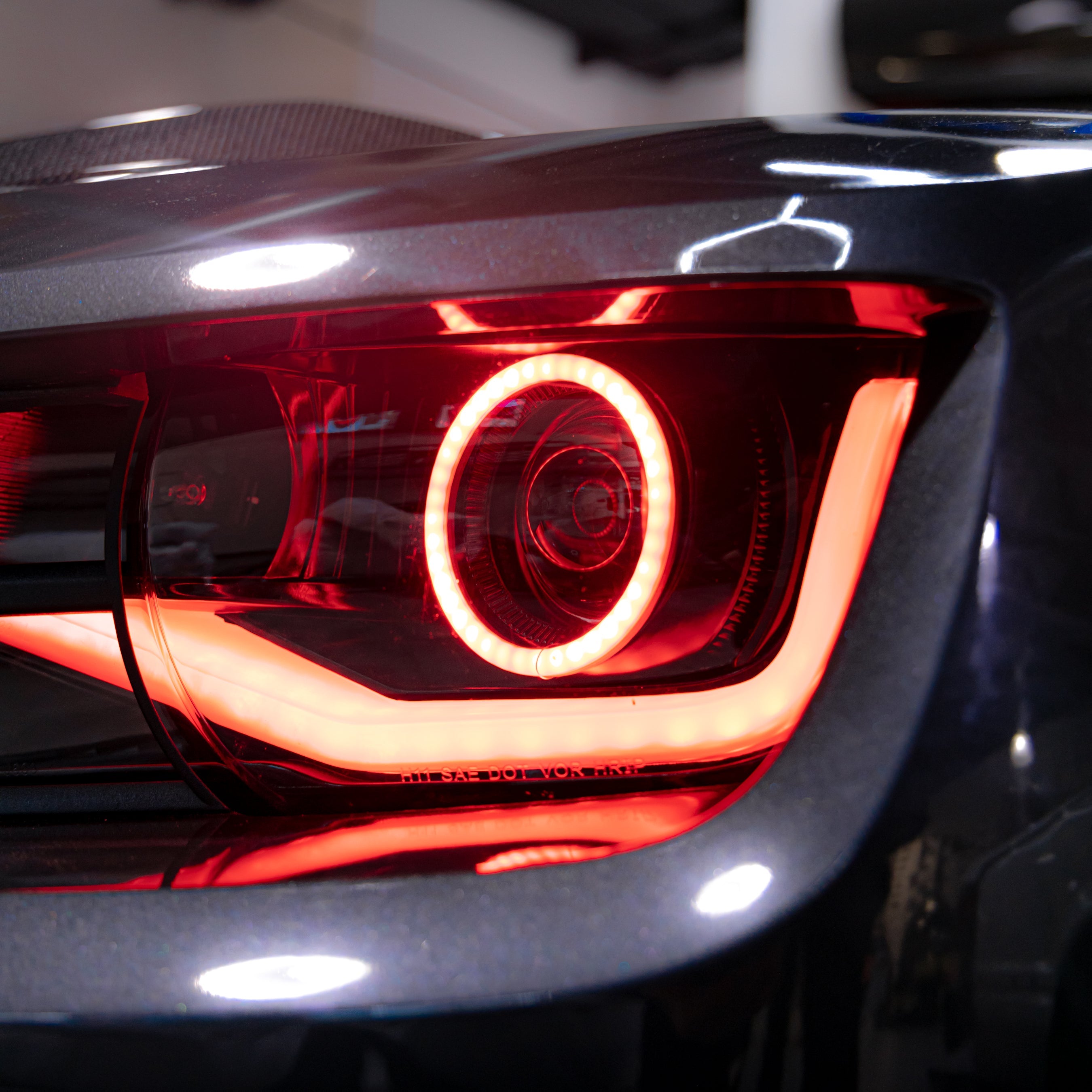 2010-2013 Chevy Camaro RGB Color-Changing 6Th Gen Style Headlights – OEM Bumper Fitment - DriveNova