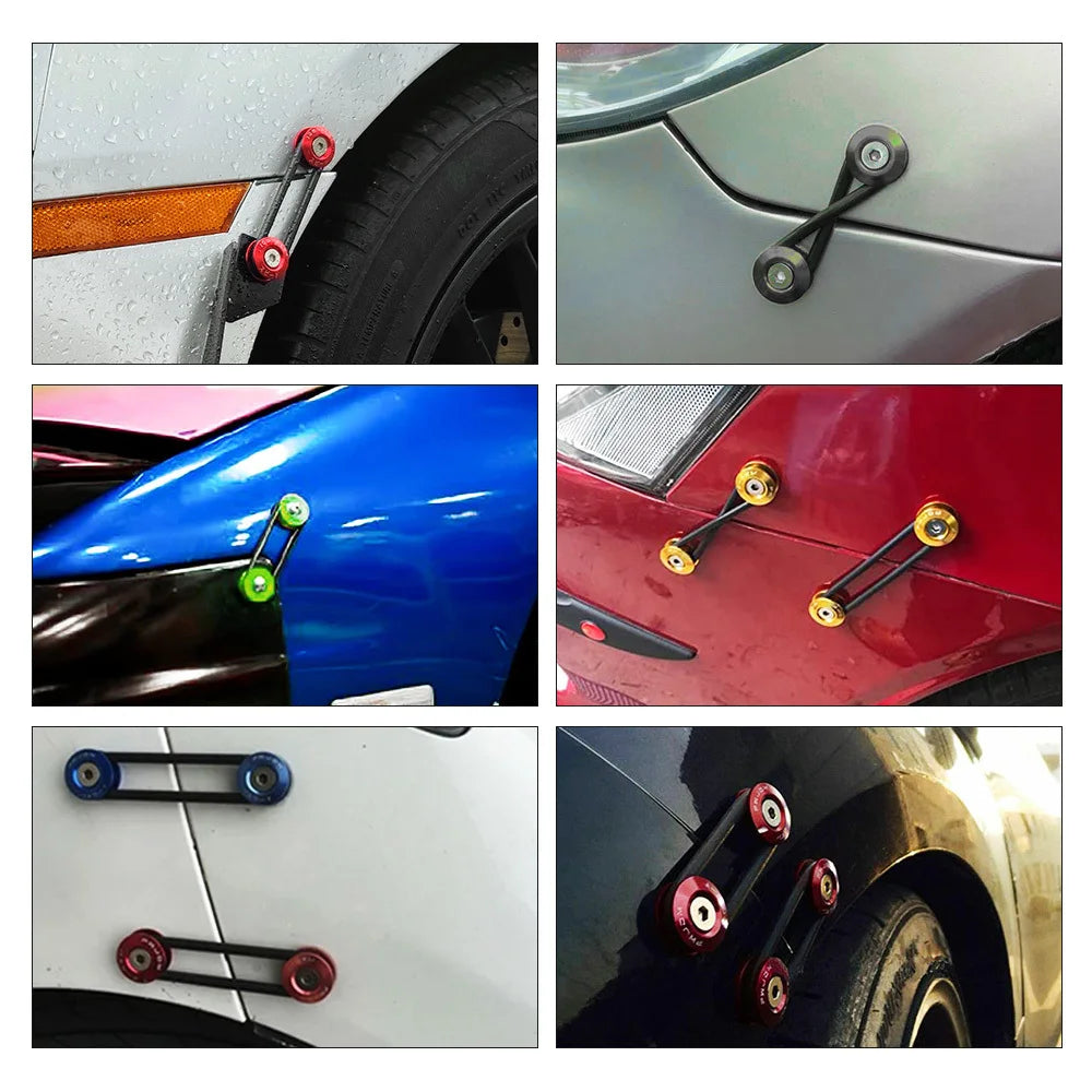 Universal Style Quick Release Fasteners Kit for Car Front Bumper Rear Bumper Hatch Cover Surround Fixing Buckle Hatch Lids - DriveNova