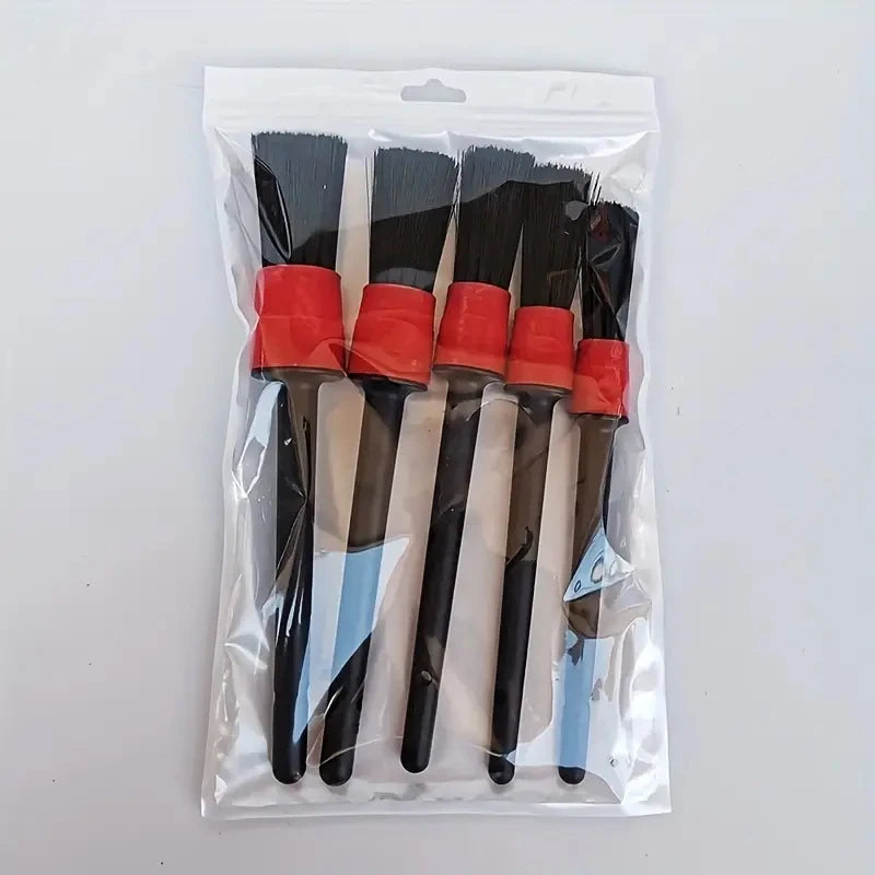 Professional Car Detailing Brush Set for Comprehensive Vehicle Cleaning and Maintenance