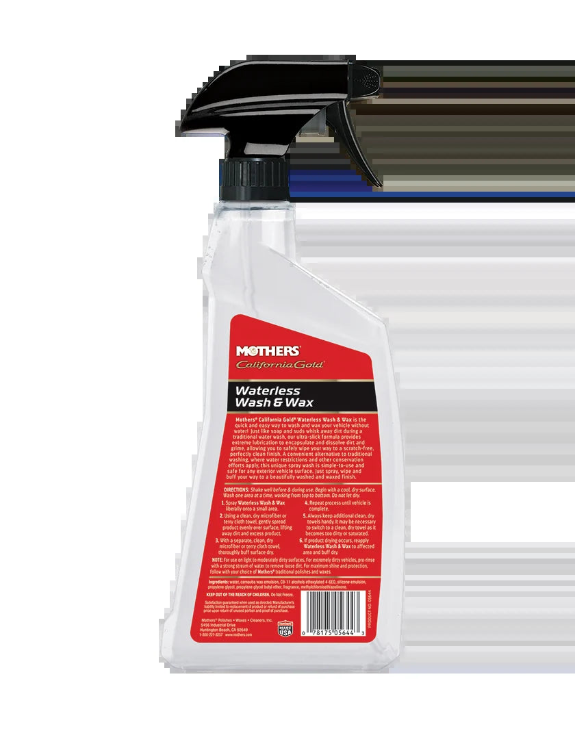California Gold® Waterless Wash and Wax Solution