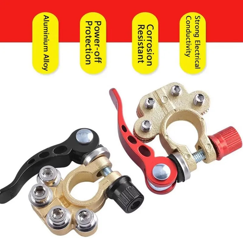 12V/24V Car Battery Terminal Quick Disconnect Wiring Harness Connector - Cut-Off Cable Accessories