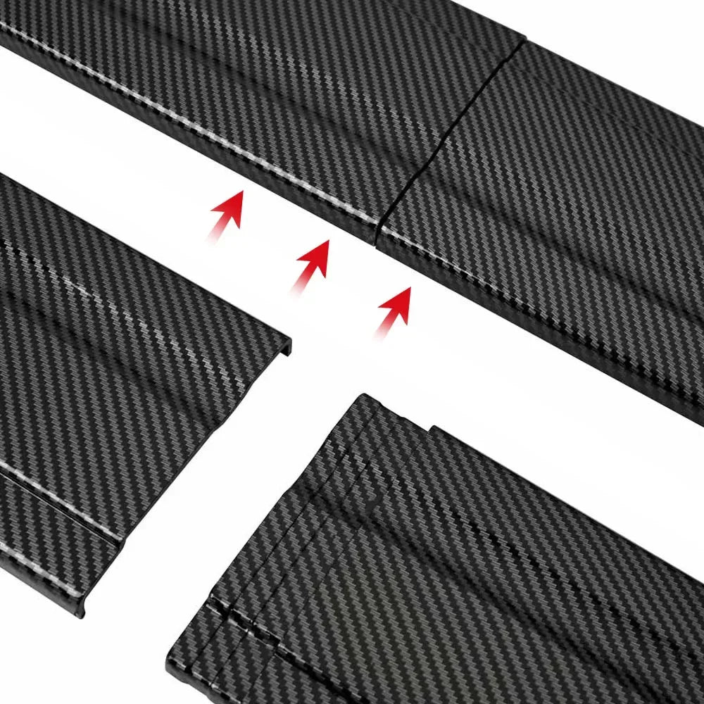 FOR F30 F80 M3 F82 M4 320I 325I 330I 335I 340I 2M Car Side Skirt Extension Plate Lip Separator Bumper 2.18M Racing Side Spoiler - DriveNova