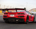 Rear Spoiler | Corvette C8 Z06/E-Ray/Zr1 (2023-2025) | ZR1 Style Chassis-Mount Carbon Fiber - DriveNova
