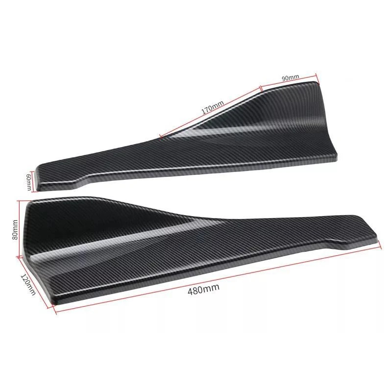Universal Car Side Skirt Bumper Spoiler Splitter Protector for Front Bumper Lip Universal Ford Focus Mk4 - DriveNova