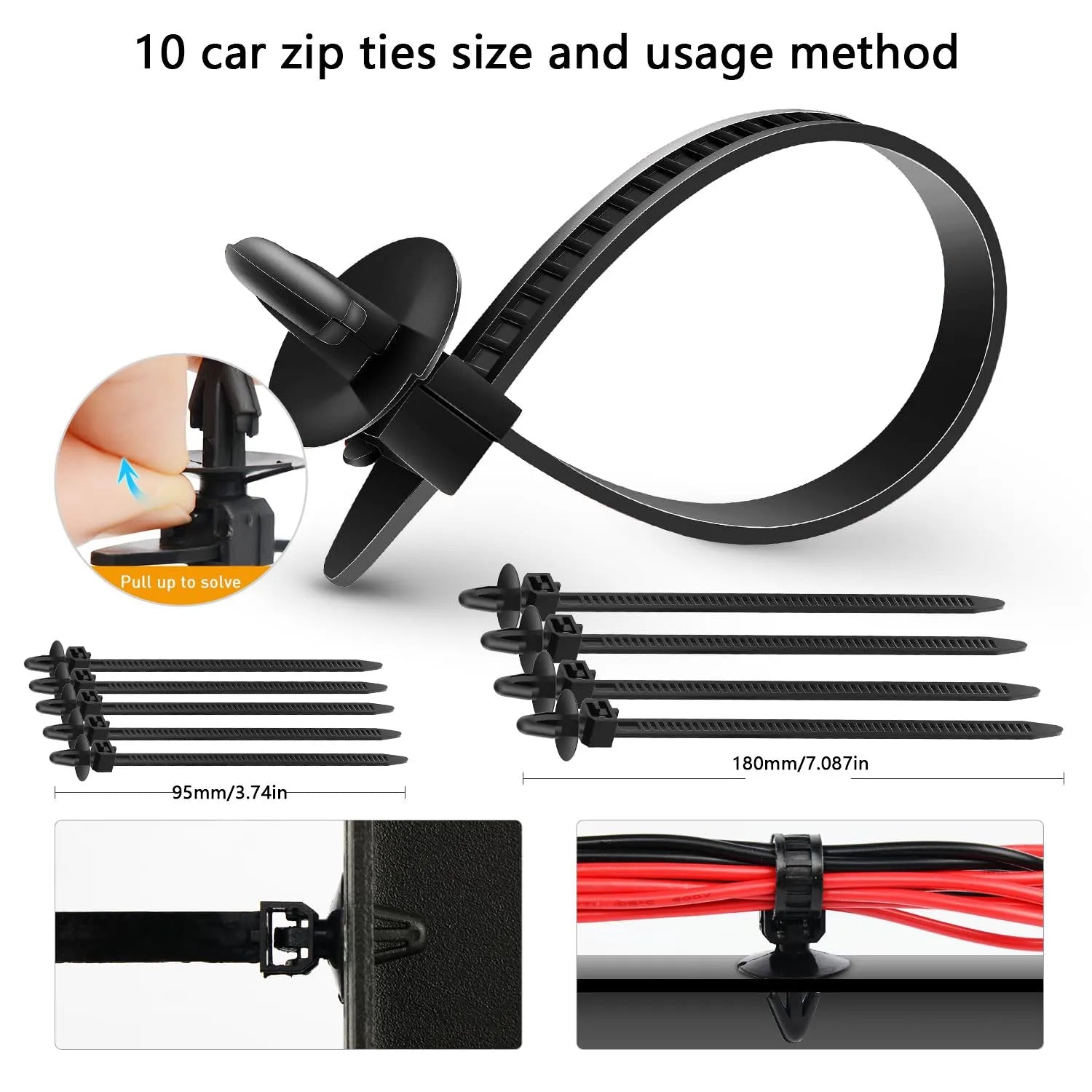 925Pcs -100Pcs Car Clips Kit Bumper Rivets Fasteners Auto Push Type Pin Retainer Trim Kit Bumper Door Trim Panel Clips Repair - DriveNova