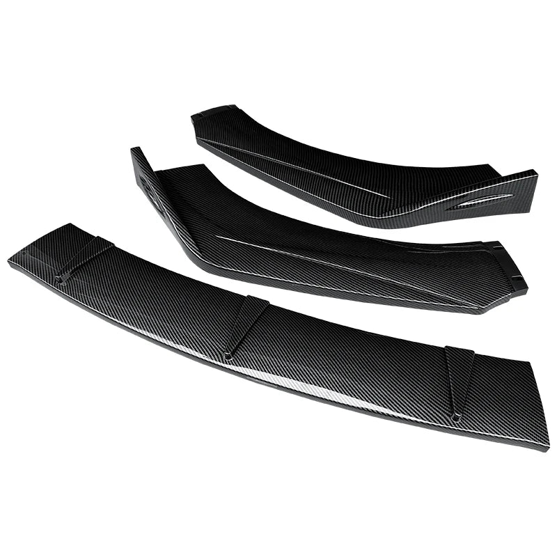 For CHR 2018 2019 2020 2021 2022 Car Front Bumper Splitter Lip Body Kit Spoiler Diffuser Deflector Chr Carbon Fiber Look ABS - DriveNova