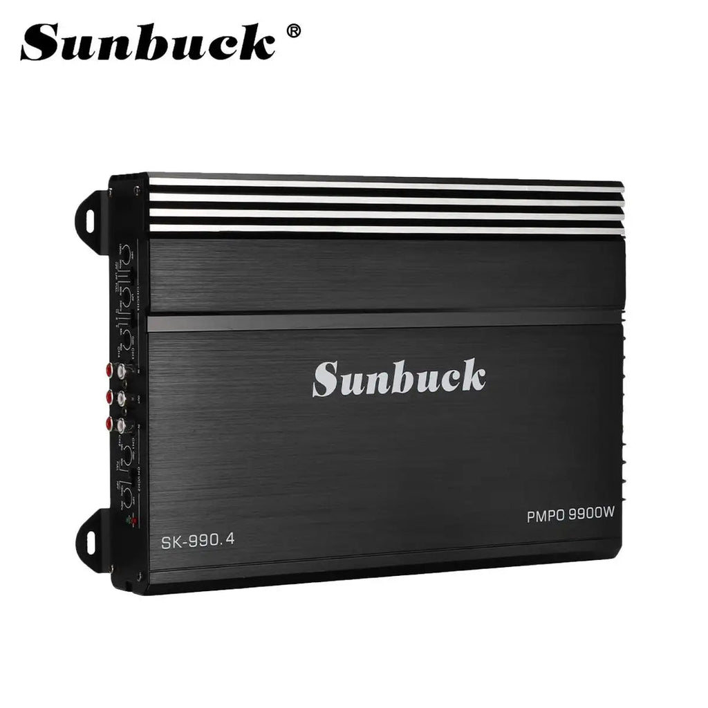9900W 4-Channel Digital Power Amplifier for Car and Home Audio Systems, 12V Subwoofer Compatible - DriveNova