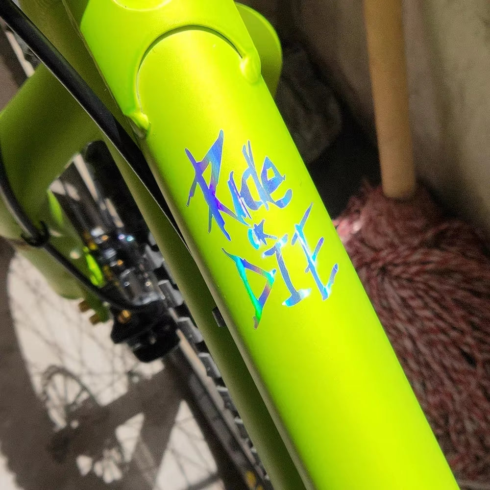 Waterproof Bicycle Frame Stickers - Decorative Top Tube Decals for MTB and Motorcycle Accessories