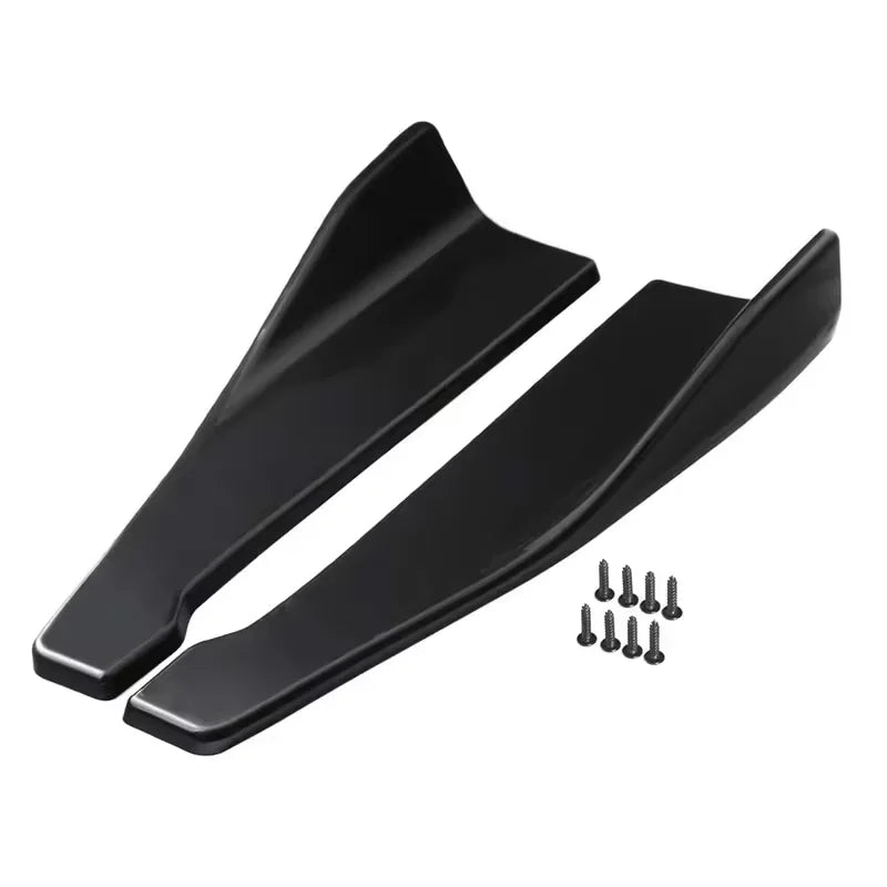 2PCS Car Spoiler Lateral Bumper Rear Side Skirt Lip Rocker Wings for Mitsubishi Lancer 6 7 8 9 10 Evolution EVO X Ix WRC - DriveNova