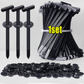1000/50/20Pcs Car Nylon Ties Wrap Cable Fixed Fastener Clips Car Hose Fastening Zip Strap Self-Locking Reusable Nylon Cable Ties - DriveNova