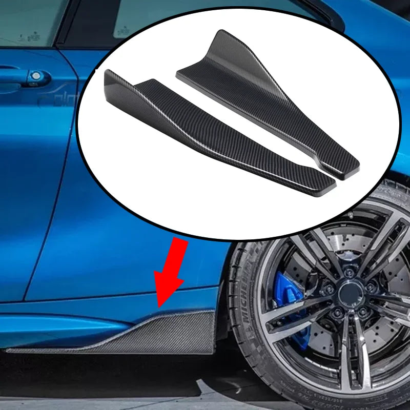 Universal Car Side Skirt Bumper Spoiler Splitter Protector for Front Bumper Lip Universal Ford Focus Mk4 - DriveNova