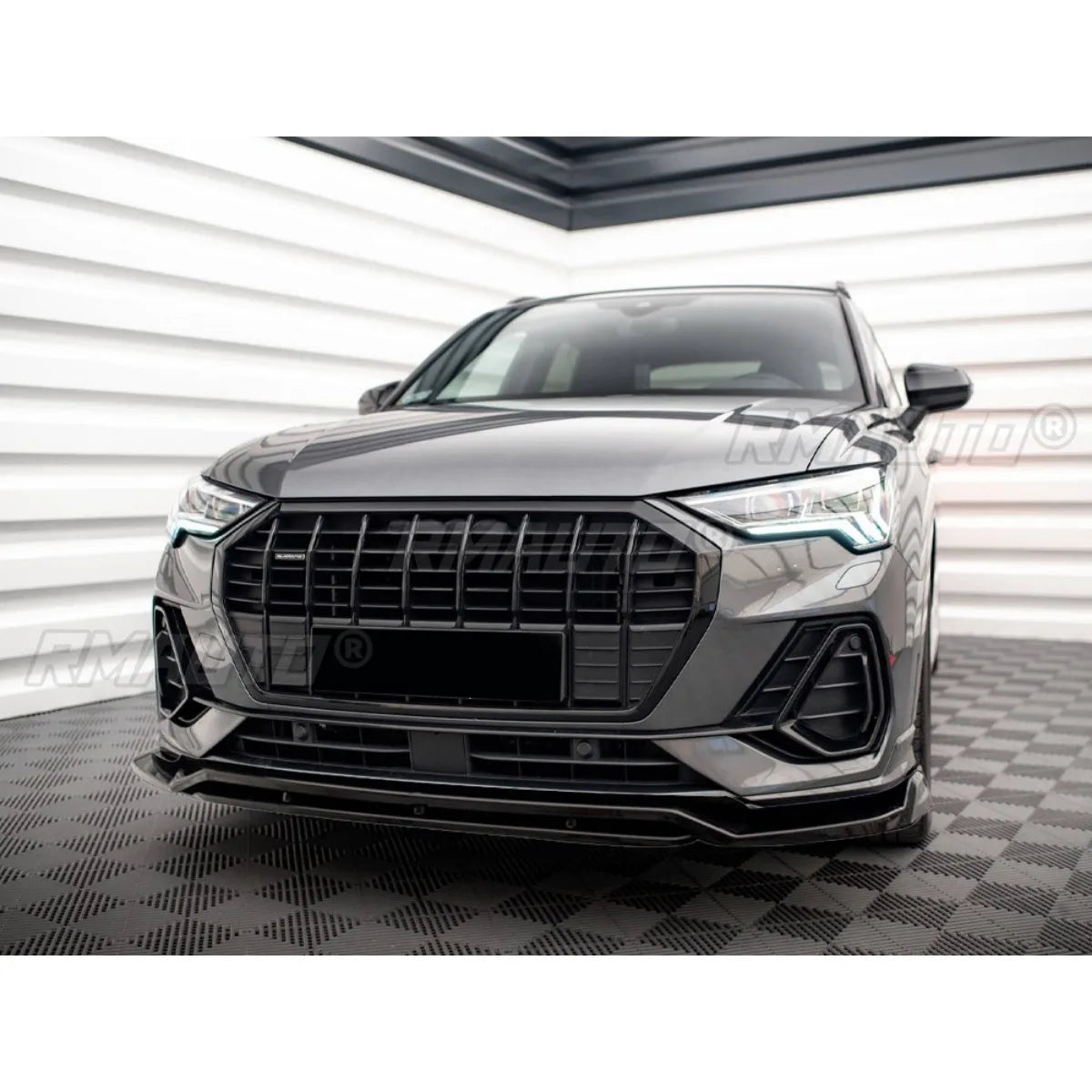 Car Front Bumper Lip Front Bumper Splitter Diffuser Body Kit for Audi Q3 2018-2024 Car Accessories - DriveNova