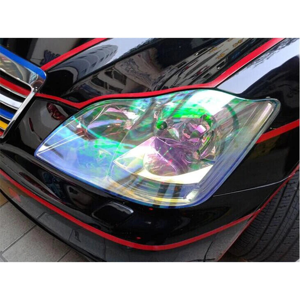 120x30cm Transparent Vinyl Wrap Film for Car Headlight and Taillight Tinting - PVC Accessory