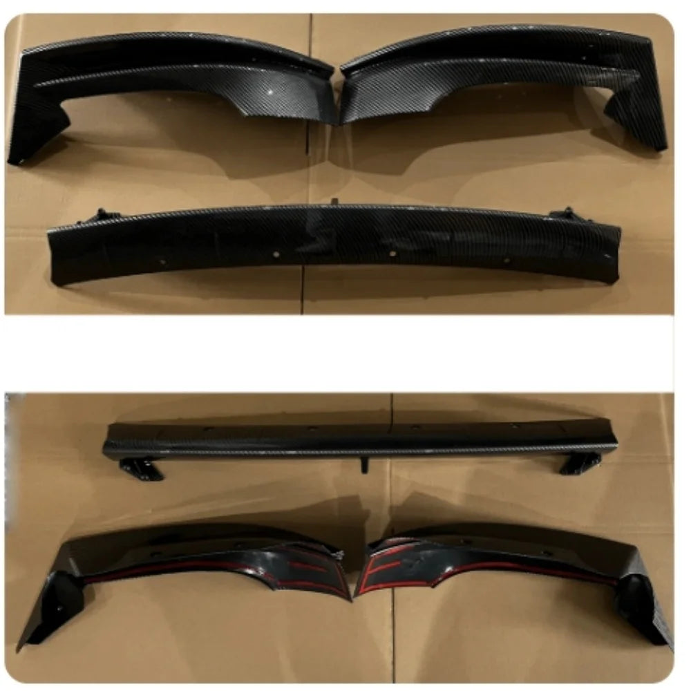 Front Bumper Front Lip Front Shovel Kit Compatible for Tesla Model 3 2017-2023 & Model Y 2017-2024,Body Spoiler Splitter Kit - DriveNova