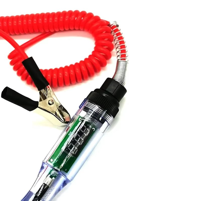Automotive Voltage Circuit Tester for 6V, 12V, and 24V Systems - Diagnostic Probe and Measuring Tool for Car and Truck Repairs - DriveNova