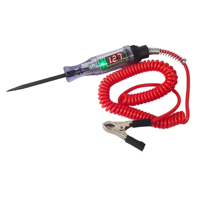 Automotive Voltage Circuit Tester for 6V, 12V, and 24V Systems - Diagnostic Probe and Measuring Tool for Car and Truck Repairs - DriveNova