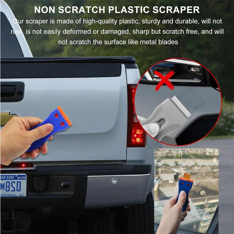 Professional Car Wrap and Window Tint Installation Tool Kit - 10-29 Piece Vinyl Squeegee and Curve Slot Tools for Wraps and Stickers