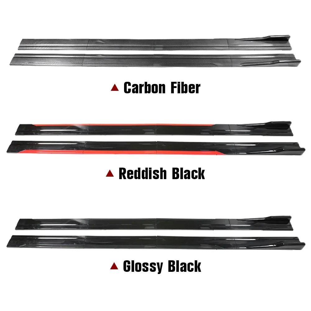 FOR F30 F80 M3 F82 M4 320I 325I 330I 335I 340I 2M Car Side Skirt Extension Plate Lip Separator Bumper 2.18M Racing Side Spoiler - DriveNova