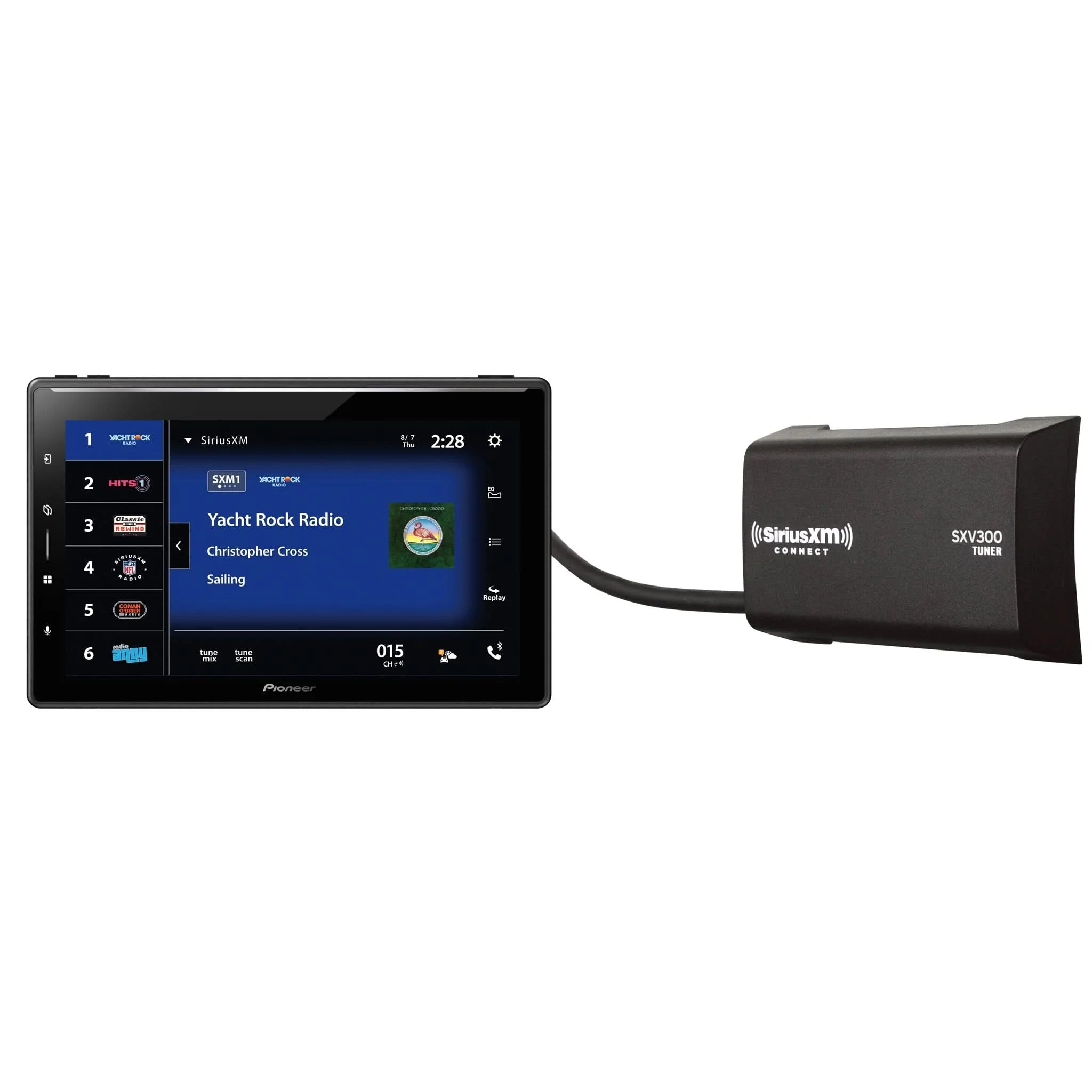 DMH-WT6000NEX 10.1-Inch Floating Single-DIN Multimedia Receiver with CarPlay