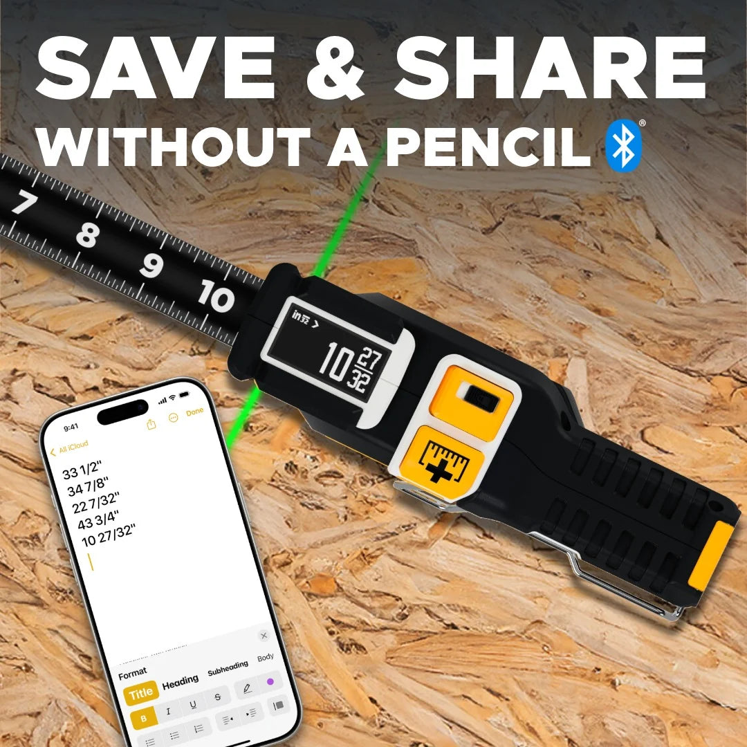 T1 Tomahawk Bluetooth Digital Measuring Tape