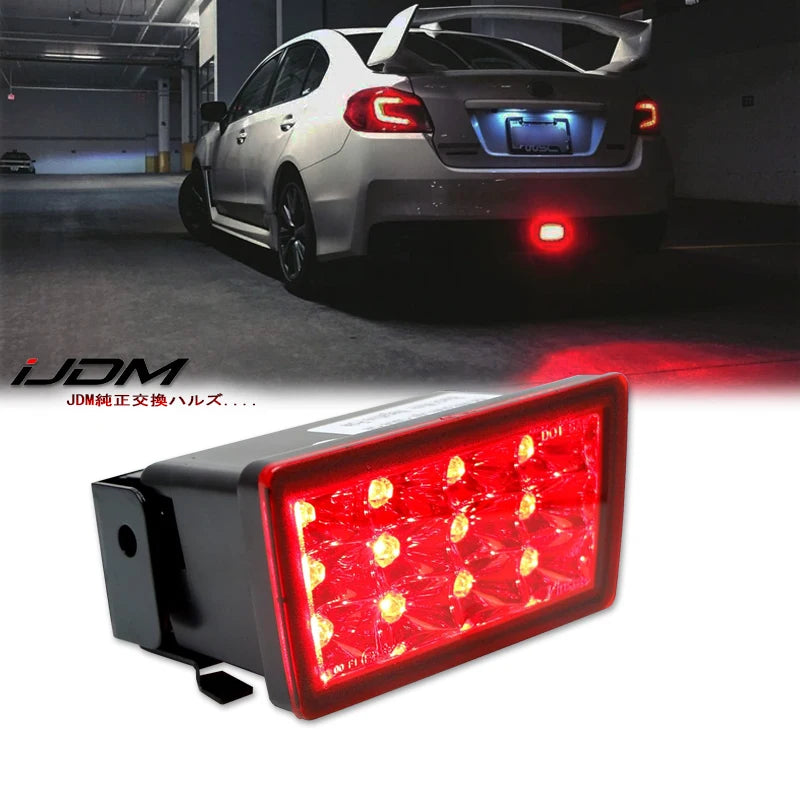 1PCS F1 LED Bar Style Rear Fog Lights Brake 4Th Brake Lamp for 2011-2021 Subaru WRX Sti XV Impereza Install Pnp Harness 12V - DriveNova