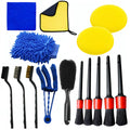 Professional Car Detailing Brush Set - Comprehensive Auto Cleaning Kit for Vents, Gaps, and Air Outlet Maintenance