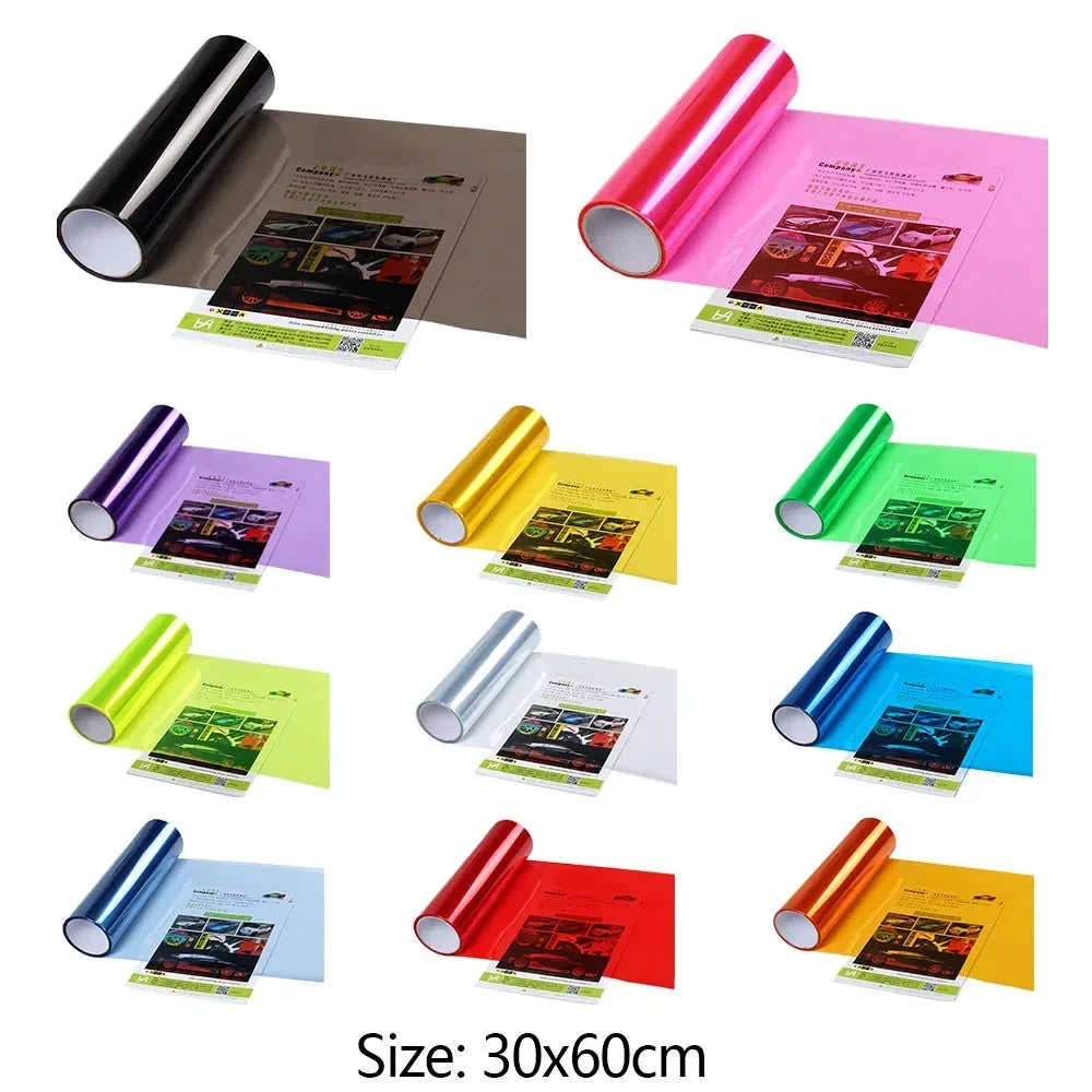 30*60Cm Vinyl Car Wrap Car Tinting Car-Styling Auto Tint Headlight Taillight Fog Light Vinyl Smoke Film Plastic Film Headlights - DriveNova