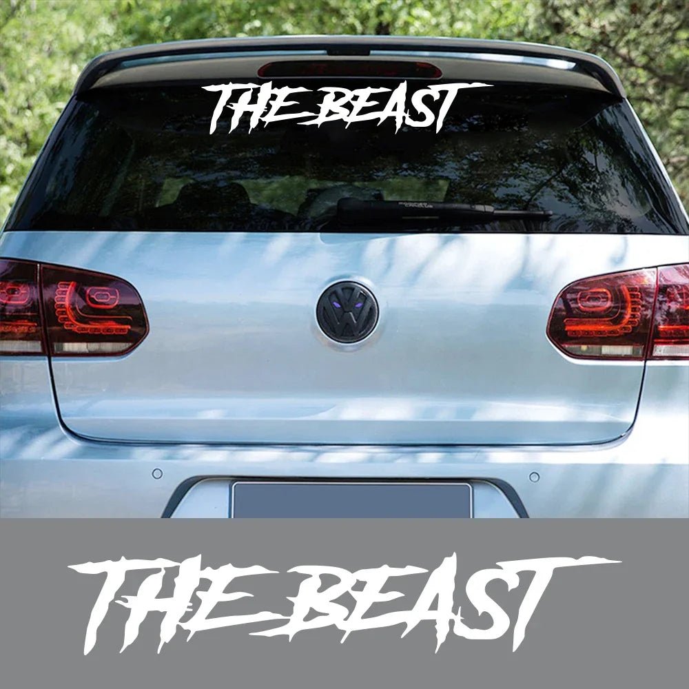 Car Door Side Stickers the Beast Personality Styling Auto Rear Windshield Vinyl Decal Tuning Graphic Automobiles Accessories - DriveNova