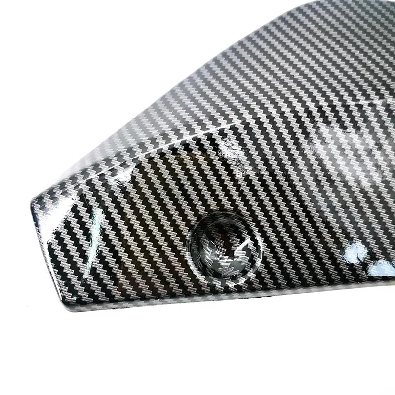 Car Front Rear Bumper Strip Lip Spoiler Diffuser Splitter Scratch Protector Carbon Fiber Winglets Side Skirt Extension Universal - DriveNova
