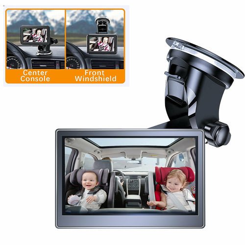 Car Infant Baby Infrared Night Vision Rearview Mirror - DriveNova