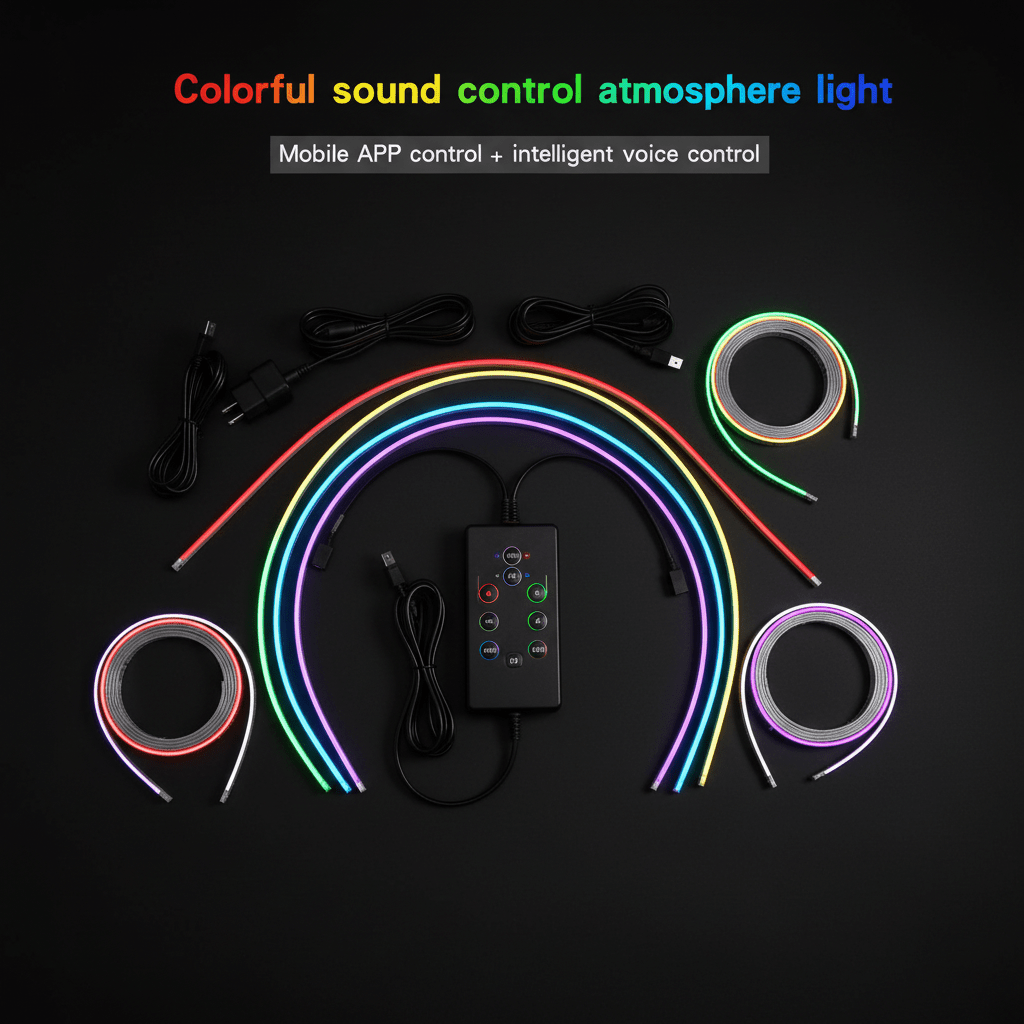 Car InteriorGlow Lighting RGB Atmosphere Lamp - DriveNova