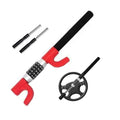 Car Steering Wheel Anti-Theft Lock with Password Protection and Decorative Modification - DriveNova