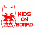 Car Sticker Kids Baby on Board 19*13.9Cm Funny Car Decal Reflective Laser 3D Car Stickers Vinyl Car Styling Black Silver - DriveNova