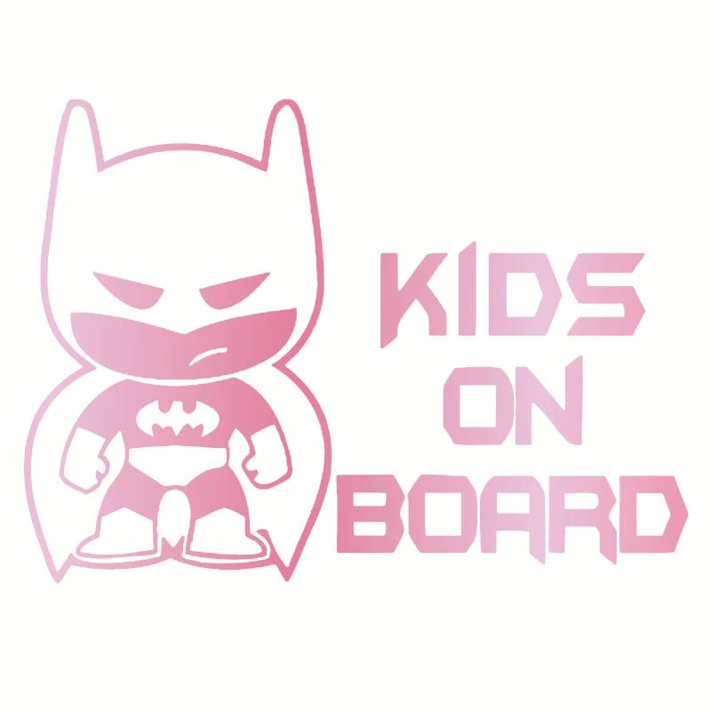 Reflective 3D Vinyl Car Decal - Child Safety "Baby on Board" Sticker - 19x13.9 cm - Black and Silver - DriveNova