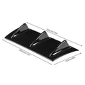 Universal Rear Bumper Diffuser with Chassis Fin Spoiler Wing Lip