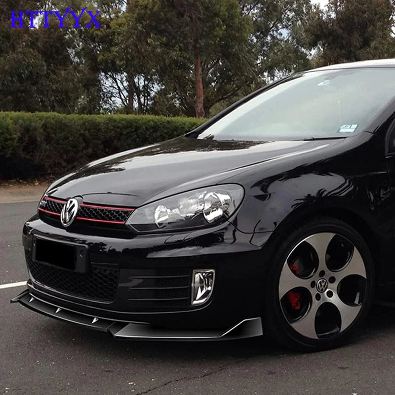 Car Front Bumper Splitter Lip Diffuser Body Kit Spoiler Guard for Golf 6 MK6 GTI GTD 2008 2009 2010 2011 2012 2013 - DriveNova
