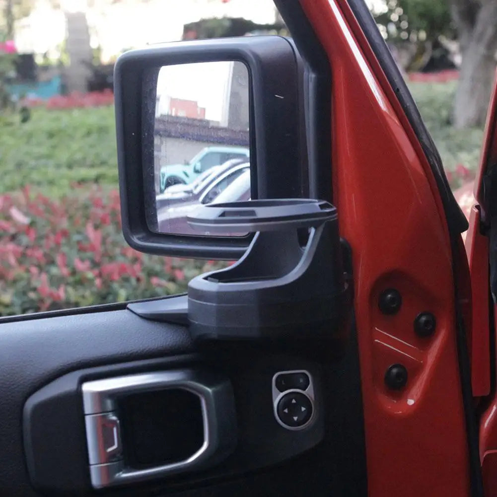 1Pc Car Door Cup Holder for Jeep WRANGLER JL 4-Door JT 2018-2023 Left Right Window Cup Holder Car Modified Accessories