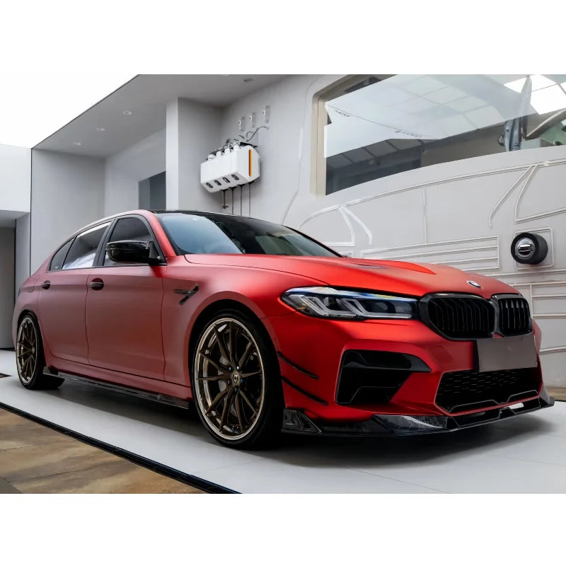3M Matte Electroplate Chrome Cochineal Red Air Release Car Wrap Vinyl - Bubble Free, Residue-Free, Easy Installation