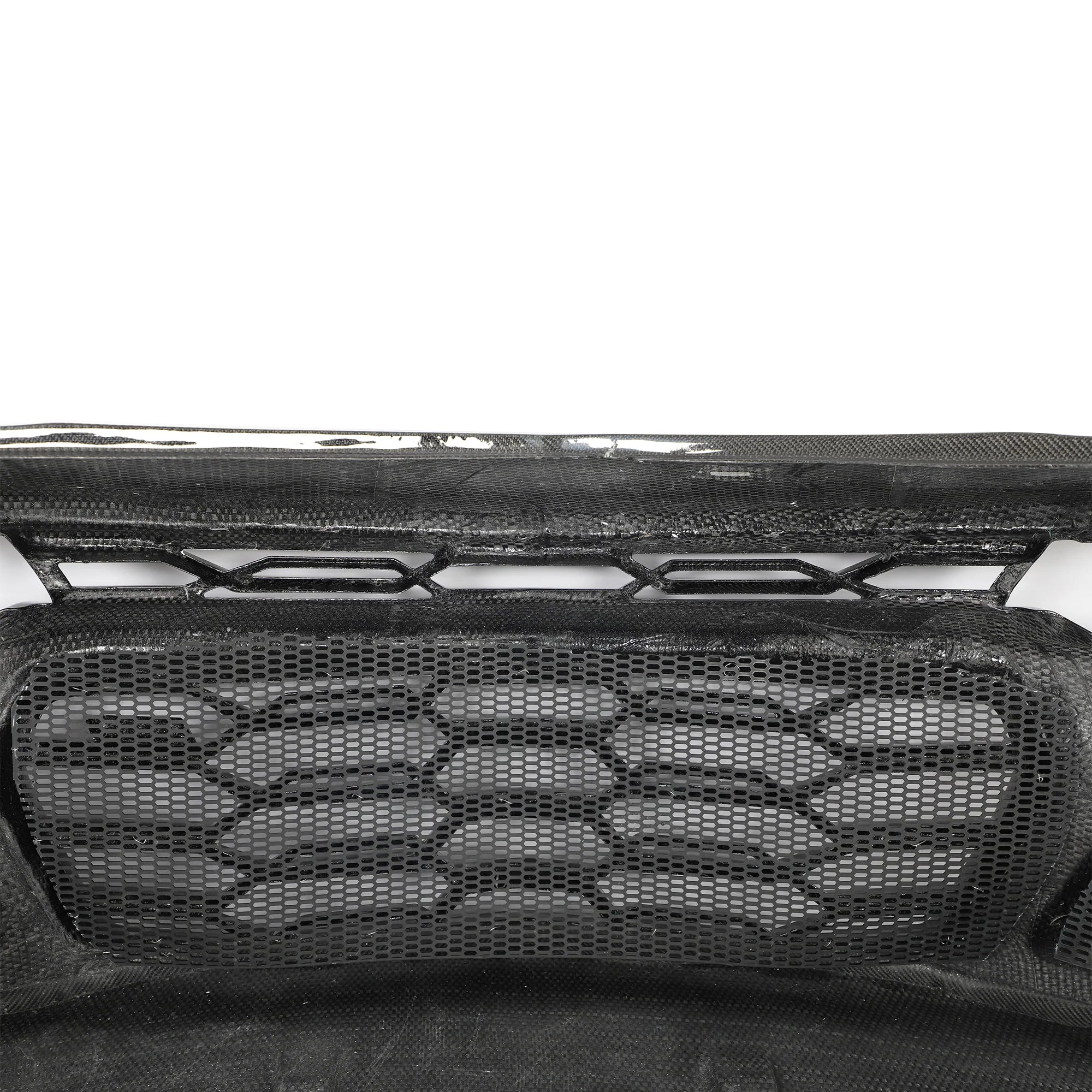 2010-2015 Chevy Camaro Black Panther 1PC Full Gloss Carbon Fiber Front Bumper Conversion Track Package