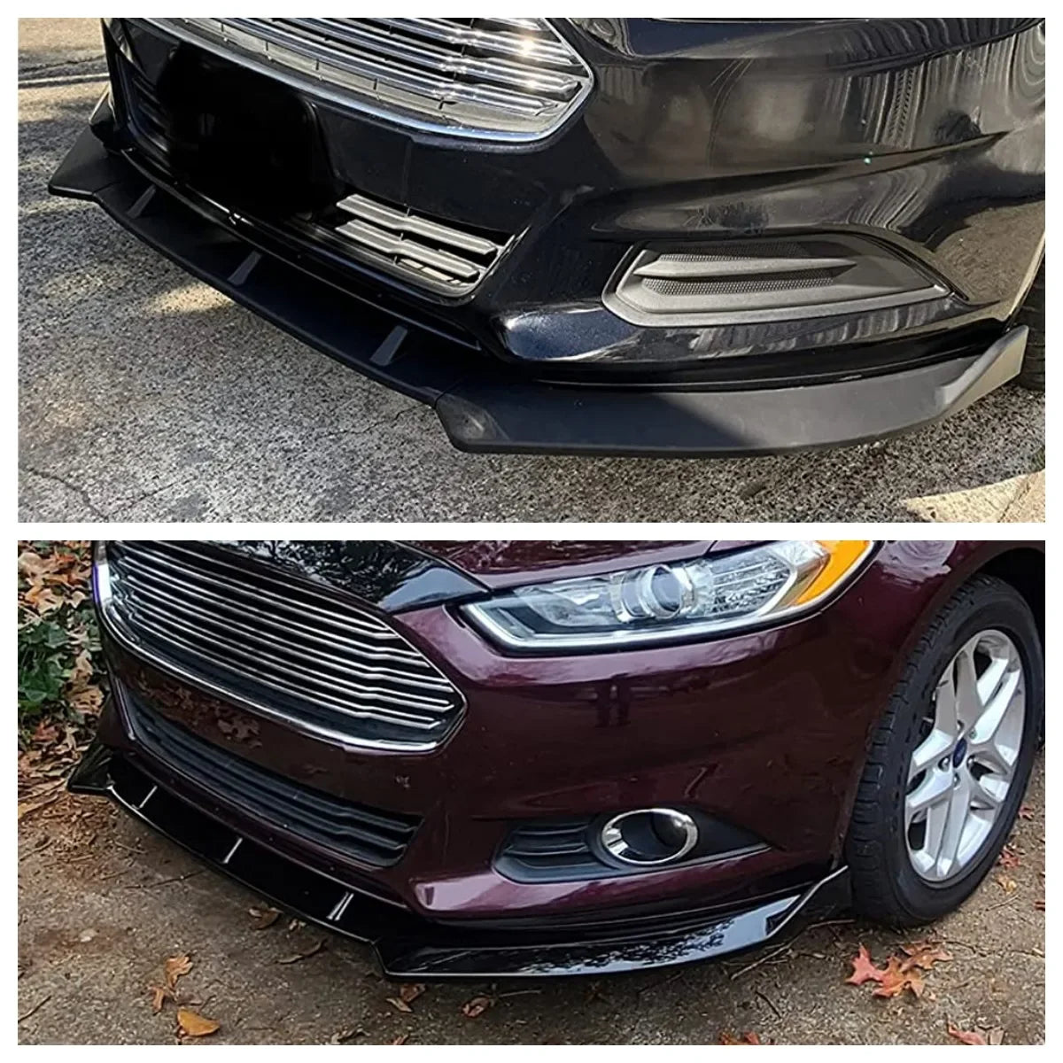 Car Accessories Car Front Bumper Splitter Lip Diffuser Body Kit Spoiler Guard for Ford Fusion Mondeo 2013 2014 2015 2016 - DriveNova