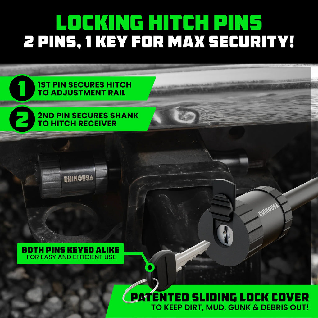 Adjustable Drop Hitch for 2-Inch Receivers