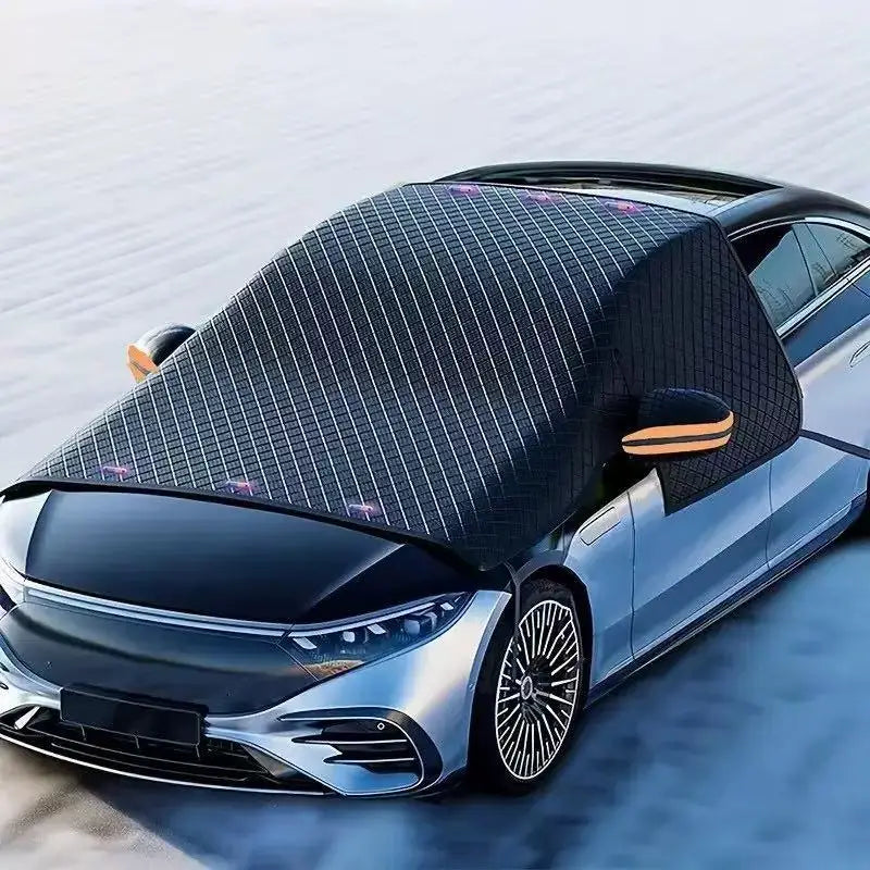 Thickened Aluminum-Plated Magnetic Snow Cover for Automobiles with Sun-Proof and Moisture-Proof Oxford Cloth